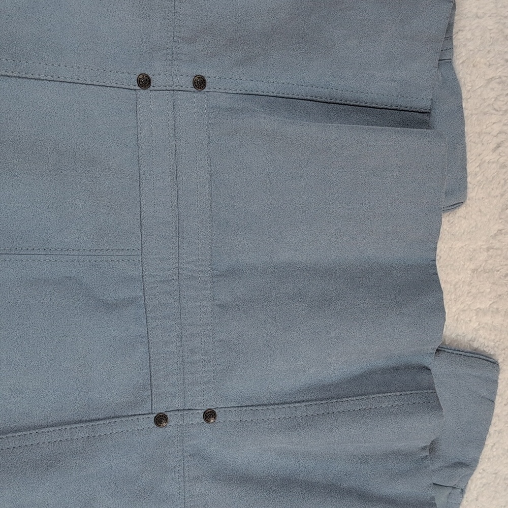 Light Blue Button-Up Jacket - Picture 6 of 9